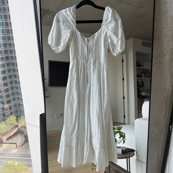 Reformation Belgium Linen Midi Dress - Picture 3 of 5